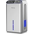 85 OZ Dehumidifier for Home, 800 sq ft Quiet Dehumidifier with Drain Hose, Reusable Filter, Sleep Mode, Auto Shut Off, Timer, Portable for Bedroom Bathroom, Basement