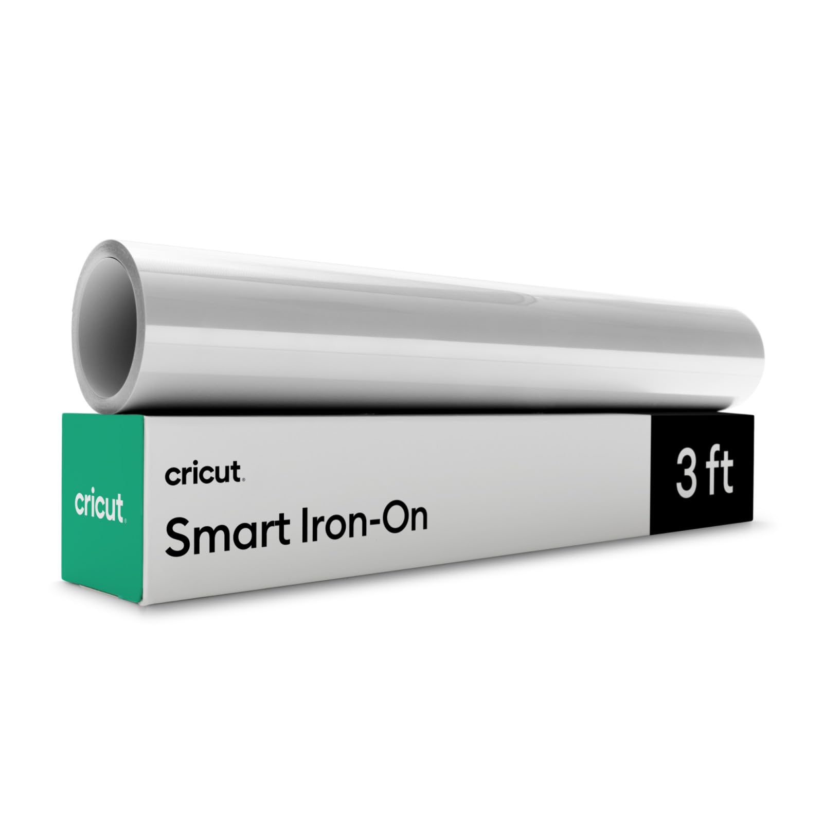 Cricut Smart HTV Heat Transfer Vinyl | 0.9 m | White | Iron-On HTV Vinyl for Fabric, Ideal for Custom T-Shirts & DIY Projects