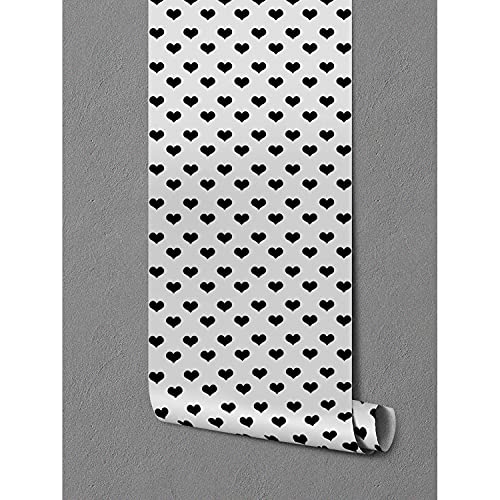 Papiers peints muraux cœurs minimalistes 290x290cm décoration tendance - 5