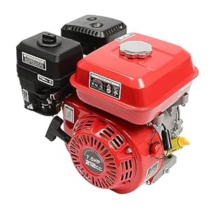 awolsrgiop 4-Takt 7,5 PS Benzinmotor, Leichtstartmotor Standmotor Kartmotor mit 20 mm Durchmesser, OHV Benzinmotor Benzin Wasserpumpe Motorpumpe für Booten, Go-Karts oder Wasserpumpen