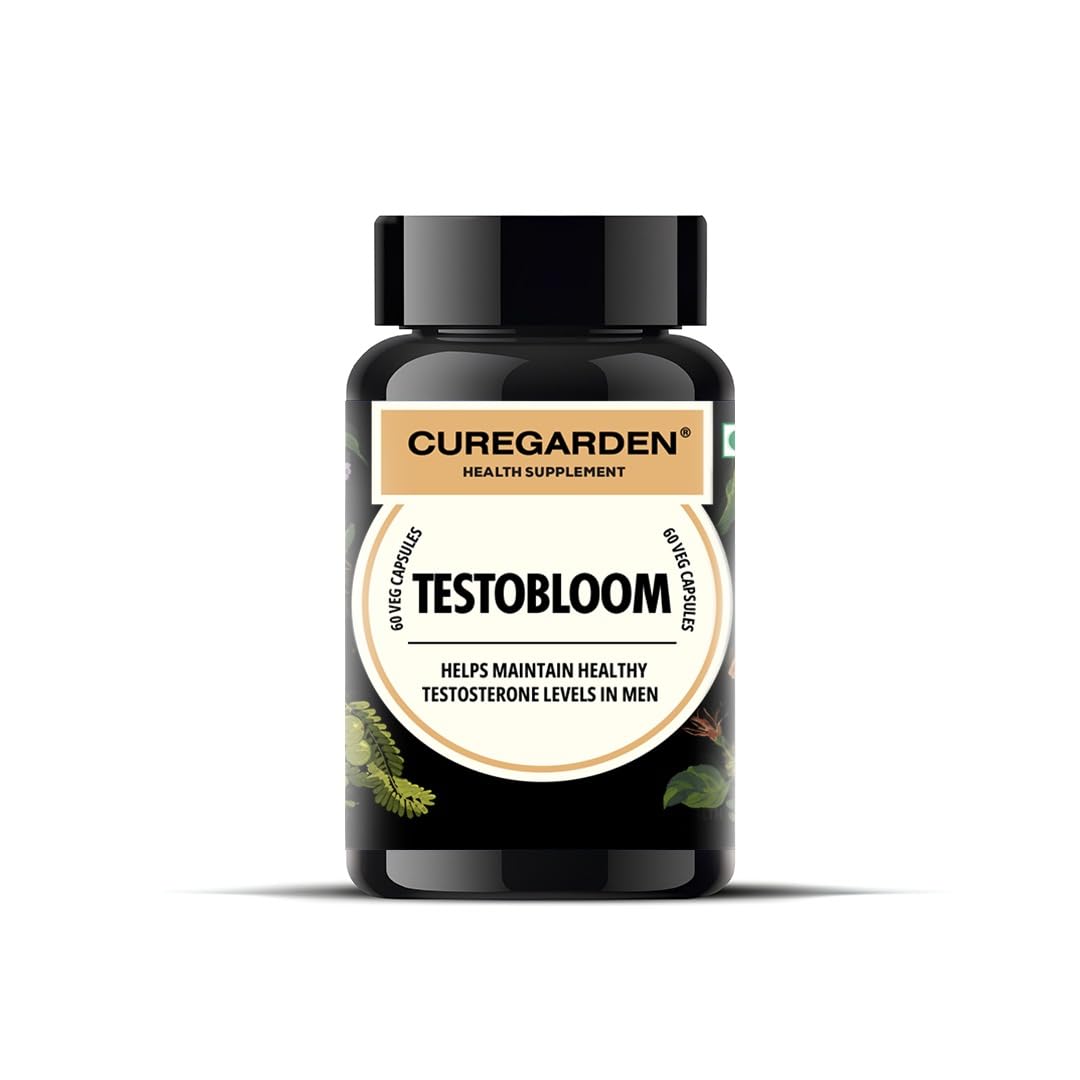 Curegarden Testobloom | Testosterone Booster for Men with Shoden Ashwagandha 500mg + Zinc + Vitamins B6 & D3 | Clinically Studied Ingredients | Supports Muscle Growth & Stamina | GMP & Halal | 30 Capsules — Amazon image 10