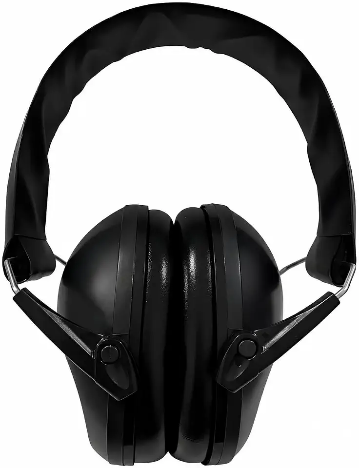 Protetor Auricular Tipo Concha Abafador de Ruído BOMVINK Ajustável com Haste Reforçada e Almofadas Confortáveis para Trabalho, Estudos e Tiro Esportivo