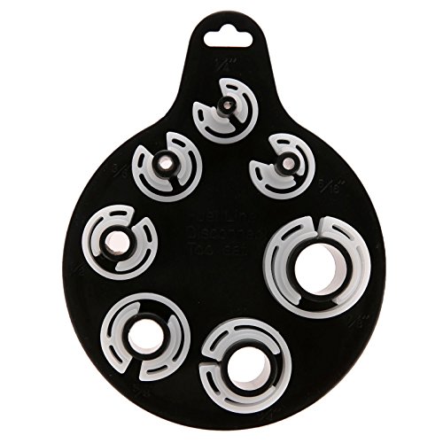 MUXSAM Air Condition Fuel Line Quick Disconnect Tool Kit, Oil Pipe Line Removal Tool, 7 in 1 Automotive AC Quick Cut Sleeves - 7 Sizes 1/4-7/8 Inch, Fits Almost All Auto AC Fuel Lines