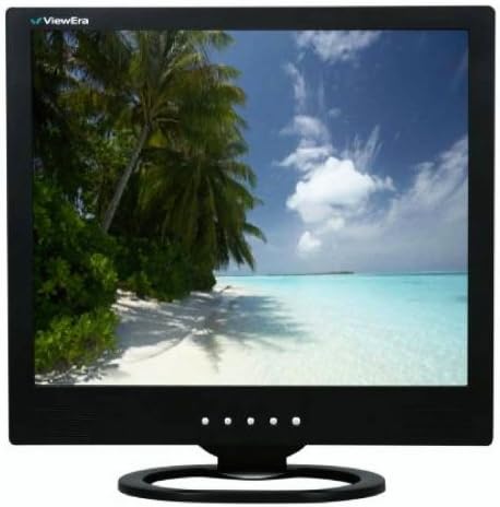 ViewEra V191HV-B 19 in. LCD Monitor Black with VGA44; Composite RCA Video44; S-Video and Speakers
