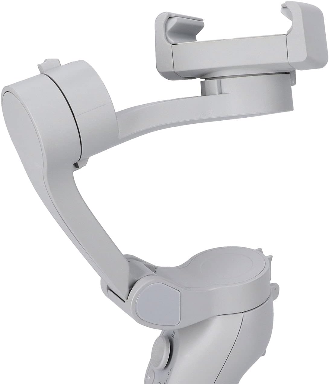 The L7Bpro gimbal in a partially unfolded state, demonstrating its foldable design.