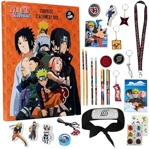 Naruto Calendrier de l'Avent 2024 Enfant Cover