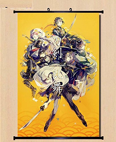 Touken Ranbu Wall Scroll Poster Cosplay 23.635.4 in ches-907
