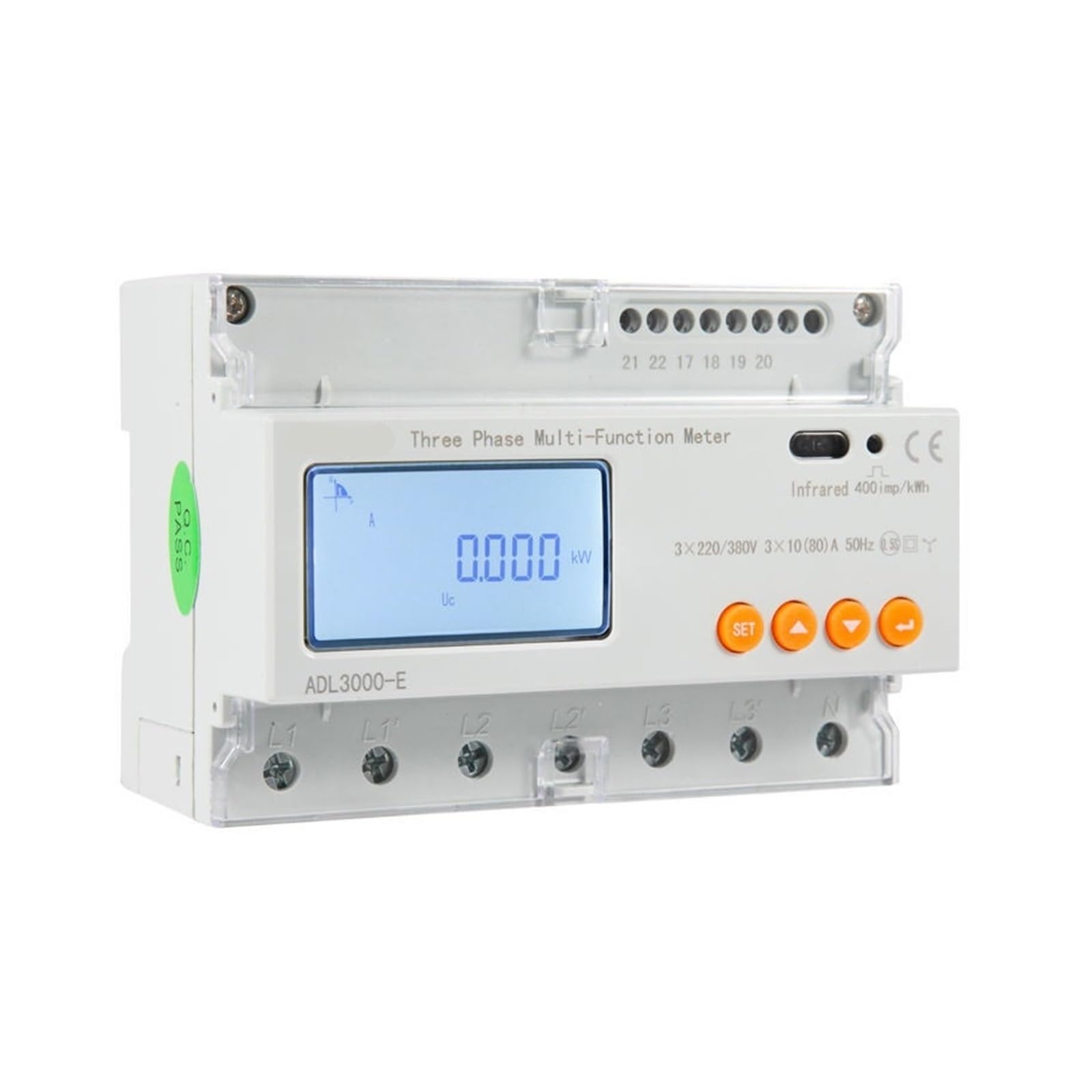 LZIKKGKI DTSD1352 Three Phase Bidirectional Energy Meter RS485(DTSD 1352 80A)