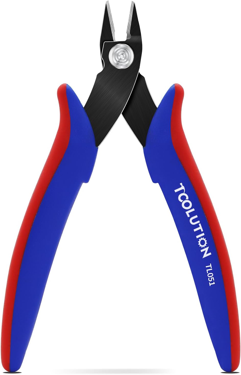 Flush Wire Cutters - Small Diagonal Cut Pliers Side Cutter Snips Bulk - Micro Clippers for Zip Tie Plastic Model 3D Printer - Mini Nippers for Crafting Electrical Jewelry Making