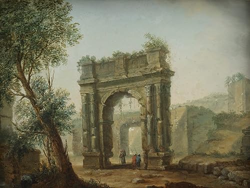 Impression prints Ruinenlandschaft Hubert Robert : poésie d'une toile murale