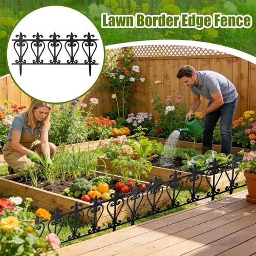 Bordures de jardin contre le piétinement : protection pour massif de fleurs et chemin - 3