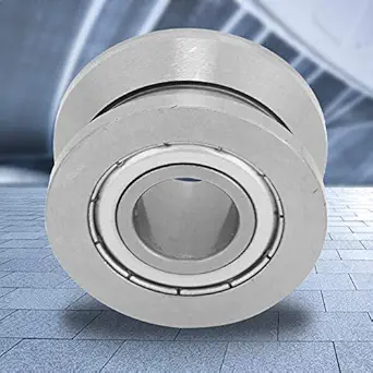 V Groove Guide Bearing, Guide Bearing Safe To Use Well Sealed Waterproof and Dustproof for Textile Machinery for Electronic Equipment for Heavy Duty Equipment