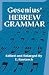 Gesenius' Hebrew Grammar (Dover Language Guides)
