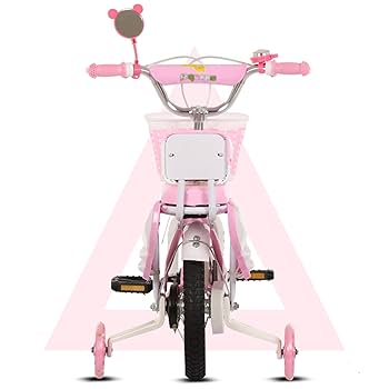 【6/18まで出品】幼児用自転車 ピンク プリンセス 18インチ　ヘルメット付き 6/18まで出品】幼児用自転車 ピンク プリンセス 18インチ