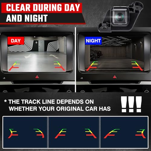 Image of Backup Camera Rear View Camera Fit for Toyota Tacoma 2014 2015 Parking Park Assist Camera Replaces #86790-04021 86790-04020,6 Pins