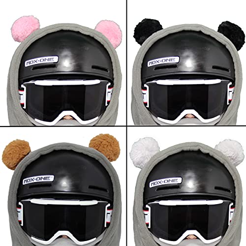 MDXONE 2'' Small Soft Pompoms (Pair) with Elastics to go on The Winter 2022 Balaclavas with Buttons (Sold Separately)3