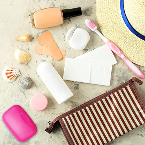 10 Pcs Soap Box Holder,Plastic Travel Soap Dish,Portable Leak Proof Soap Case Container For Bathroom,Camping,Gym,Business Trip,10 Colors #TOP5