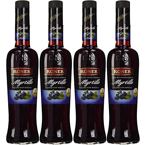 Roner Myrtillo Heidelbeerlikör Mit Grappa Italien I Versanel Paket (4 x 0,7l) Cover