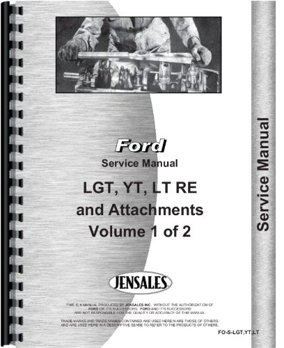 Ford 12H Lawn & Garden Tractor Service Manual      Plastic Comb