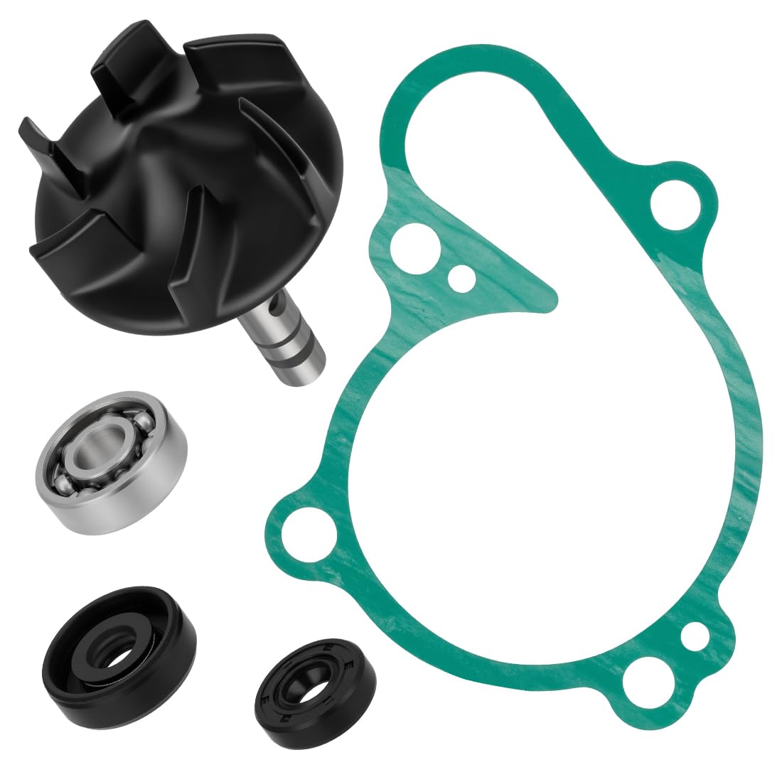 Kit Albero Girante Pompa Acqua per Yama-ha YZ125 YZ125X 2005-2024
