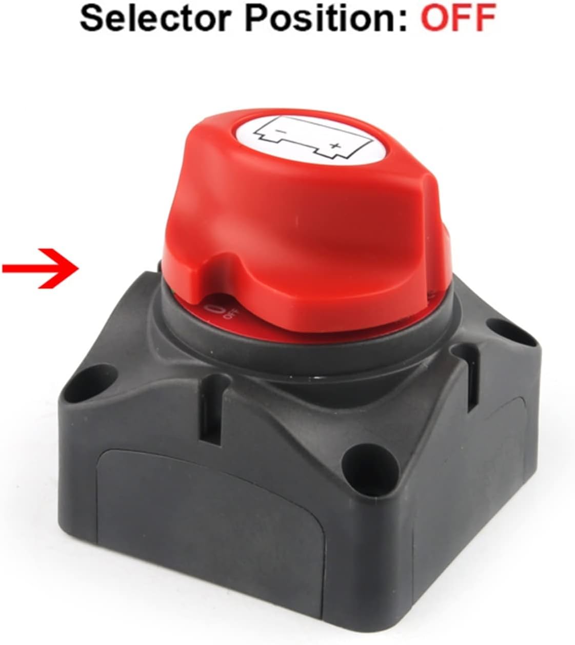 12V-60V 100A-300A Car Auto RV Marine Boat Battery Selector Isolator Disconnect Rotary Switch Cut