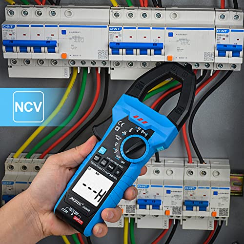 Digital Clamp Meter Mestek Inrush Current Meter 1000A Ac/Dc Volt Amp Ohm Meter Clamp On Multimeter True Rms 6000 Counts Ncv Vfd Loz Measures Current Voltage Temperature Capacitance Resistance #TOP4
