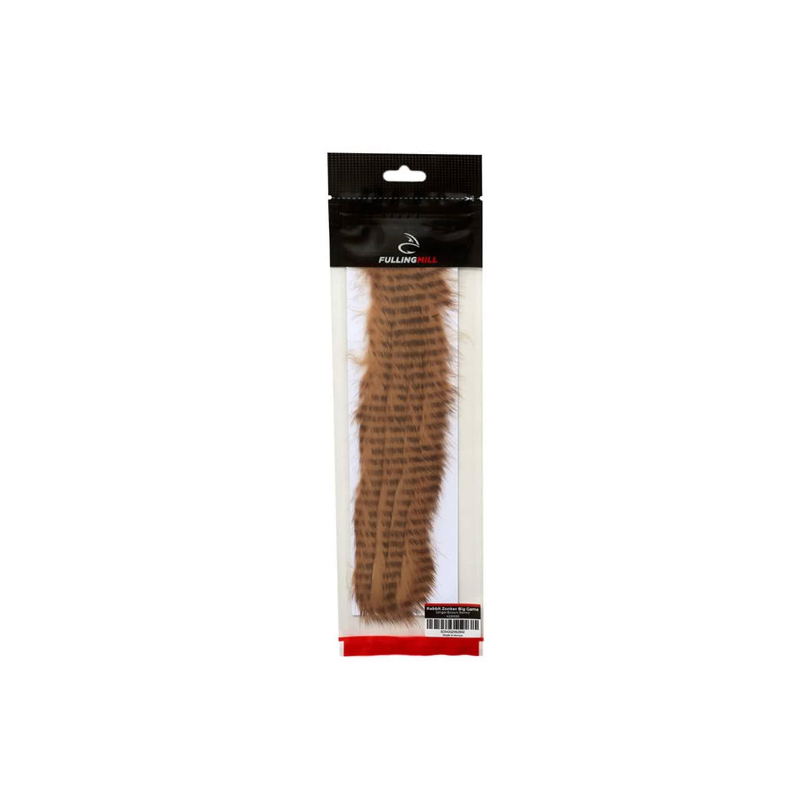 Fulling Mill Rabbit Zonker Big Game (Ginger Brown Barred)