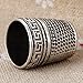 Mtsooning Antique Sewing Thimble, Metal Fingertip Protector, Finger Shield Ring for Quilting Craft Accessories DIY Sewing Tools