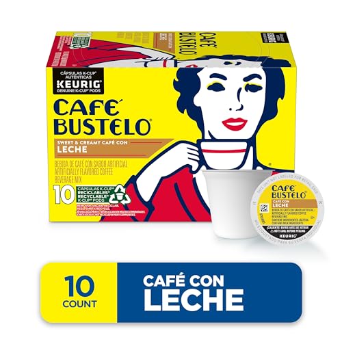 Café Bustelo Sweet & Creamy Café con Leche Coffee, 10 Keurig K-Cup Pods - Image 5