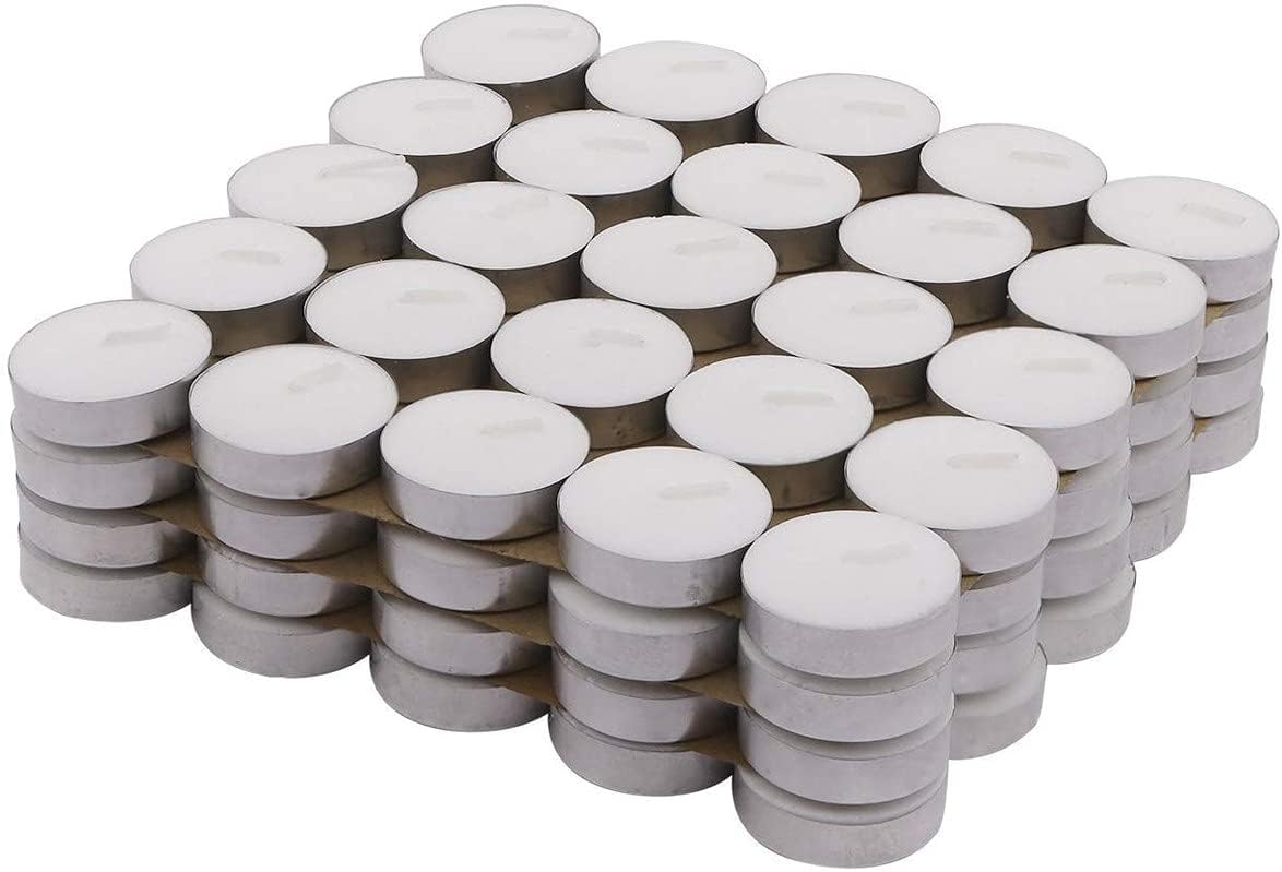 Veteran Wax Tealight White Candle (Set of 100) for Diwali Decoration Candle Diya Home Decoration Room Bedroom Birhday Decoration Kit Tea Light Candle (Set of 100 Unscented)(V-Candles-09)