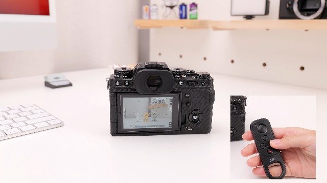 JJC ES-628F4 Wired Wireless Shutter Release Remote Control RR-100 Replacement For Fuji Fujifilm X-T3 GFX 50S GFX50R X-H1 X-Pro2 X-T2 X-T1 X-T20 X-T10 X-T100 X-E3 X-E2S X-A5 X-A10 X100F X100T X70 XF10