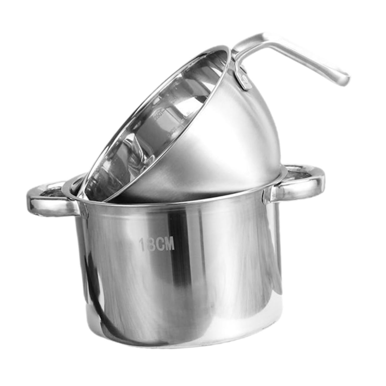 PRETYZOOM Electric Chocolate Melting Pot Double Boiler Stainless Steel Cheese Wax Melting Pot