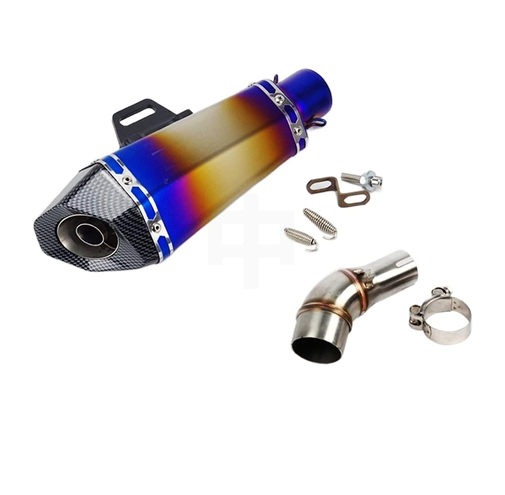 pot d’échappement moto Tuyau d'échappement moto Pour R3/R30/MT03/R25 slip-on 51mm avec adaptateur de liaison et réducteur bruit DB