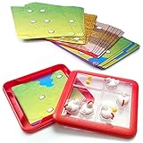 ヨーロッパで大人気! ベルギー生まれの脳トレゲーム SmartGames(スマートゲームズ)は子供から大人まで楽しめる「頭をひねる」パズルゲームが盛りだくさん! ニワトリをスライドさせて卵を温めよう。計画、問題解決、柔軟な思考、視覚認知、集中力が身に付く、48の問題にチャレンジしよう! 試行錯誤を繰り返して挑戦する絵重ねパズルゲームで、手指を動かして脳を活性化させよう。 デジタルゲームとは一味違った楽しさでノンデジタルの時間を楽しめるパズルゲームは、知育玩具としてお誕生日やクリスマスなど、特別な...