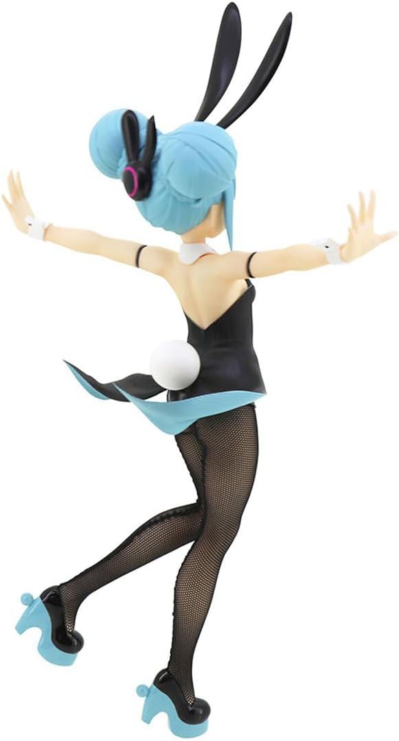FURYU Corporation-Hatsune Miku BiCute Bunnies Figure -Hatsune Miku/Black-(re-Run)