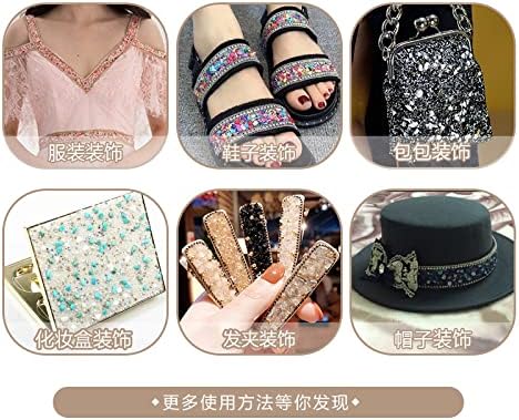 Miniatura 6 de Apliques de diamantes de imitación de cristal de 1 yarda, cinta de diamantes de imitación brillante, rollo cosido o caliente para vestidos de