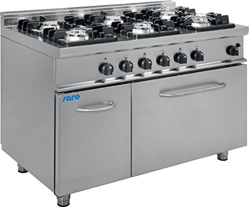 Preisvergleich Produktbild Saro 423-1040 E7 / KUPG6LN Gasherd mit Gasbackofen