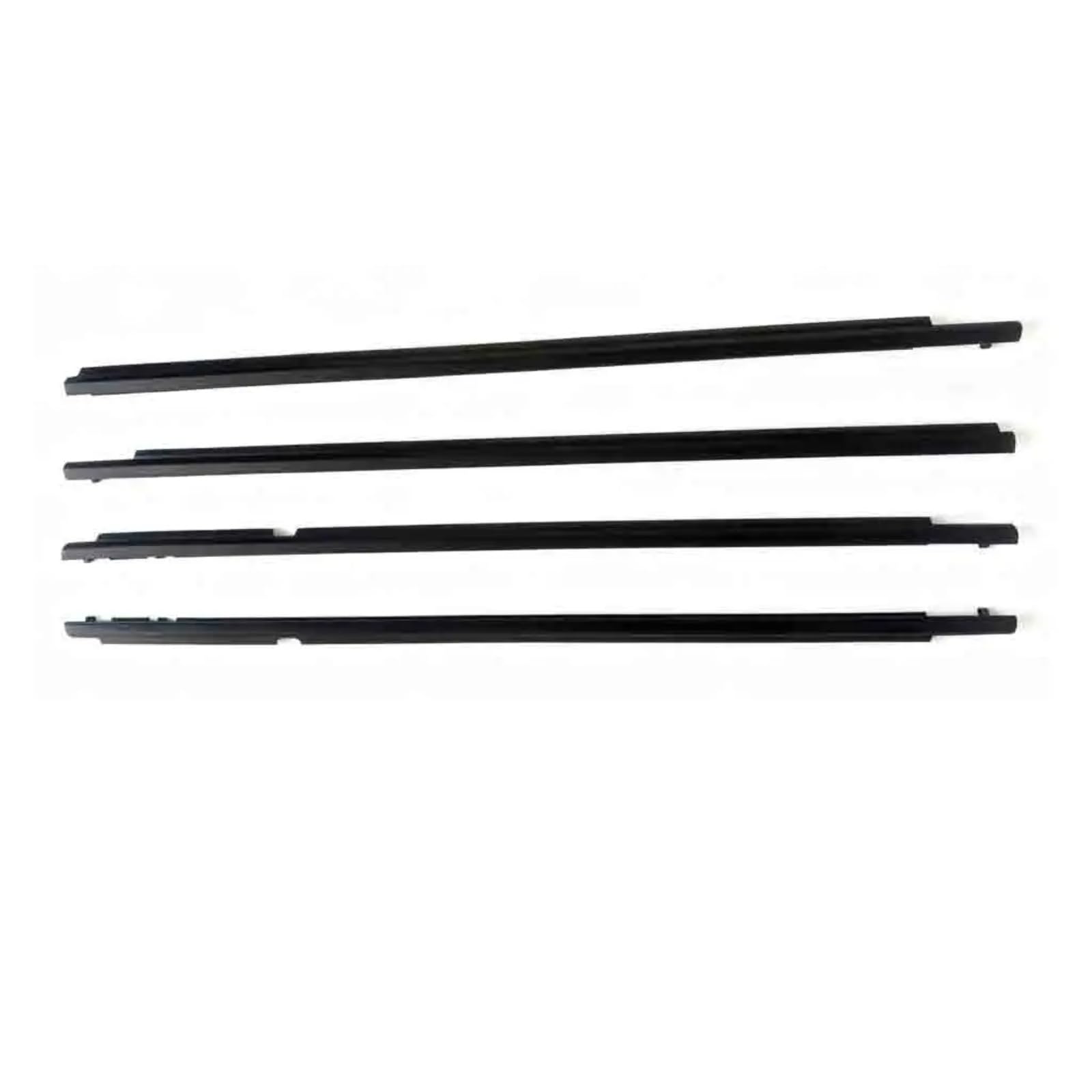 Glilar Black Automotive Window Seals Car Window Seals Compatible With Toyota For Corolla 2009-2013 Auto Door Outside Weatherstrip Seal Belt 7574002190 7573012300 7571002210(Black)