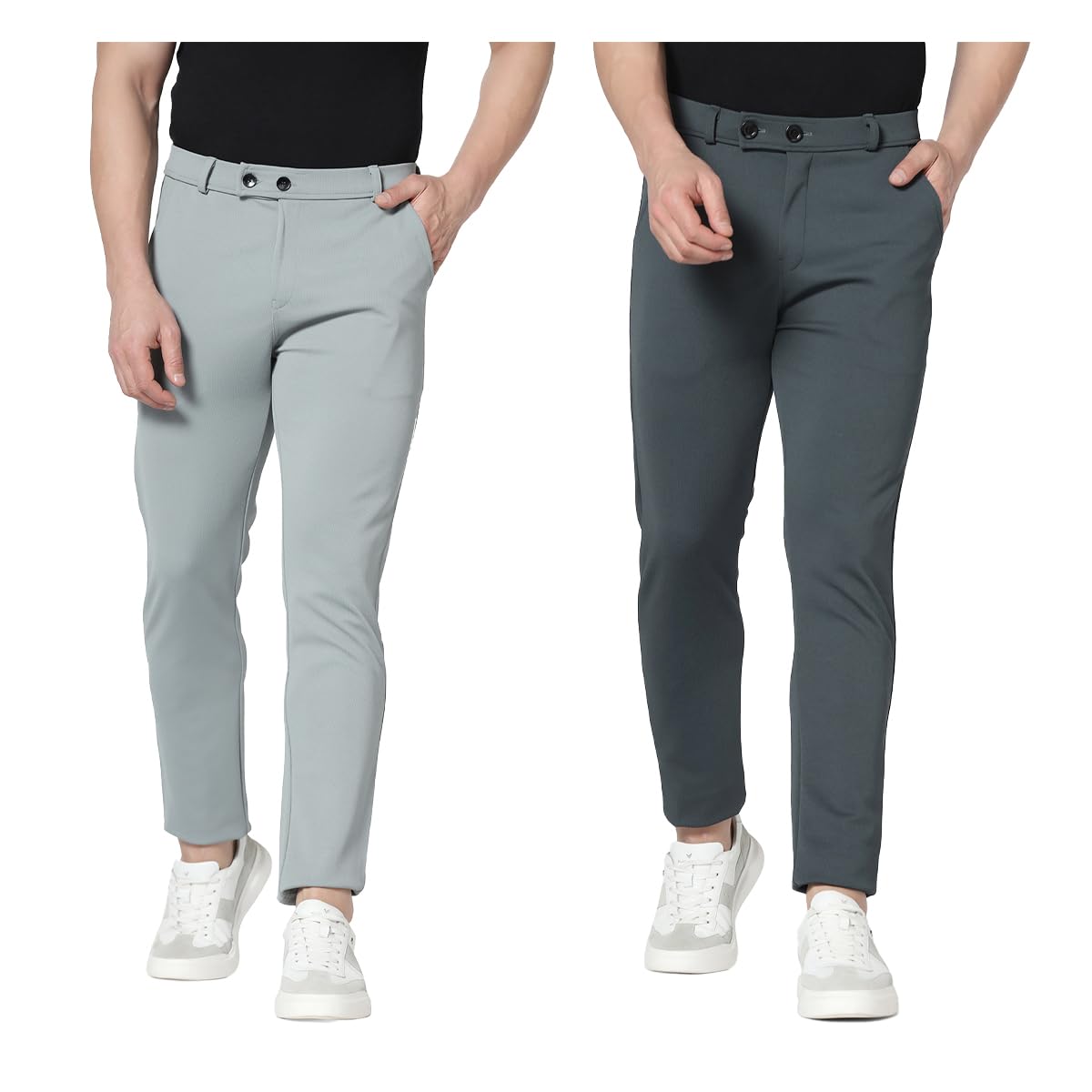 TOPLOT Pantaloni formali da uomo, pantaloni aderenti per uomo, pantaloni formali da uomo, pantaloni da uomo (5068)