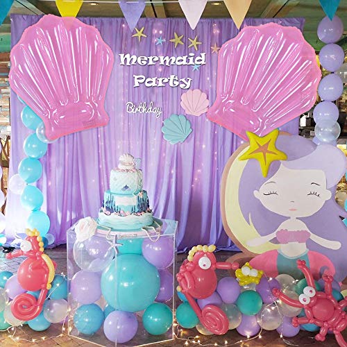 Seashell Pool Float 2 Pack, Summer Fun Inflatable Seashell Float For Kids, Pink Seashell Pool Or Beach Toys Of 42 Inches #TOP1