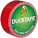 ShurTech Mini Duck Tape, 0.75 x 180-Inches, Red (3 Pack)
