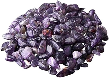 Miniatura 4 de 500 cuentas naturales de amatista sin agujero irregulares sin perforar piedras preciosas de piedra de piedra de grava de roca de cristal de caída de