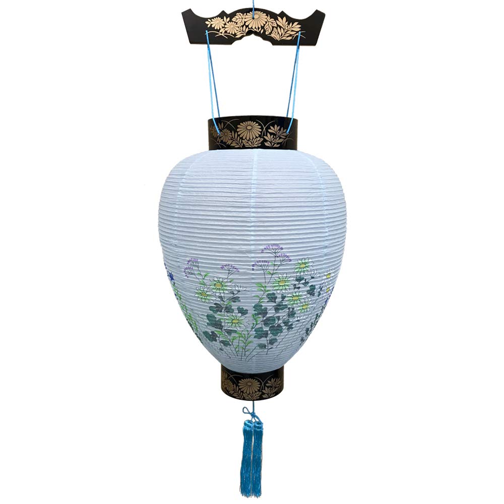 大谷句佛　花こくれて　提灯図　保存箱　M１４４５ 大谷句佛 花こくれて 提灯図 保存箱 M1445