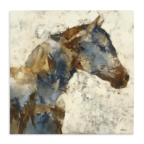 Stupell Industries 'Earthy Abstract Layered Horse'| Canvas Art