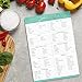 Sweetzer & Orange Grocery List Magnet Pad for Fridge. 7x10” Magnetic Notepad with Shopping List Categories and Blank Grocery Shopping Spaces. 52 Page All Out of Notepad Weekly Planner
