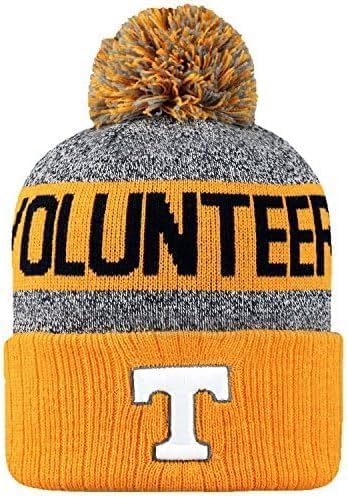 Collegiate Cuffed Knit Pom Winter Beanies