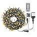 Upgraded 105 Feet 300 LED Christmas String Lights,Indoor Outdoor Christmas Lights,End-to-End Plug 8 Modes - UL Certified Fairy Lights Idear for Christmas Tree, Patio, Garden, Party, Wedding Use