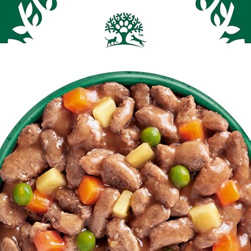 James WELLBELOVED 12 x 90g Hund Portionsbeutel Nassfutter ohne Getreide, Lamm & Huhn mit Gemüse in Sauce