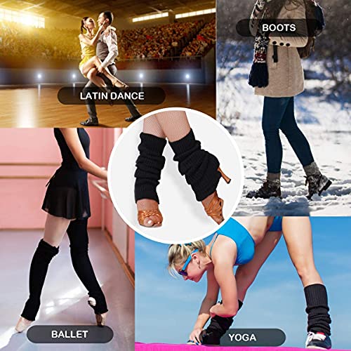 Aonijie Women Professional Yoga Socks - Calf Knitted Leg Warmers Yoga Socks Boot Cover (Grey-43Cm/16.9In) #TOP7
