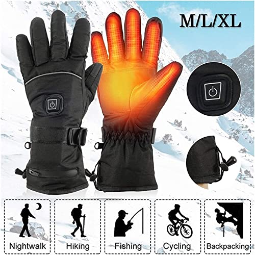 Gants chauffants électriques cyclisme pêche randonnée mixte USB